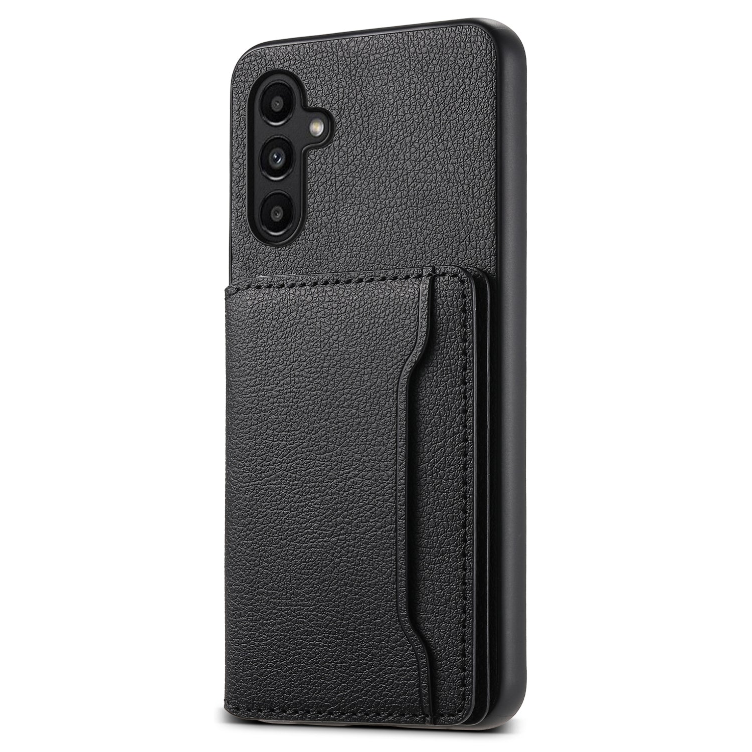 For Samsung Galaxy A14 5G / 4G Case Card Slots Leather Coated Hybrid PC+TPU Cover For Samsung Galaxy A14 5G / 4G Case Card Slots Leather Coated Hybrid PC+TPU Cover